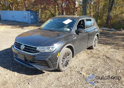 2022 Volkswagen Tiguan 2.0T Se R-Line Black from USA, damaged, VIN 3VV8B7AX7NM103620